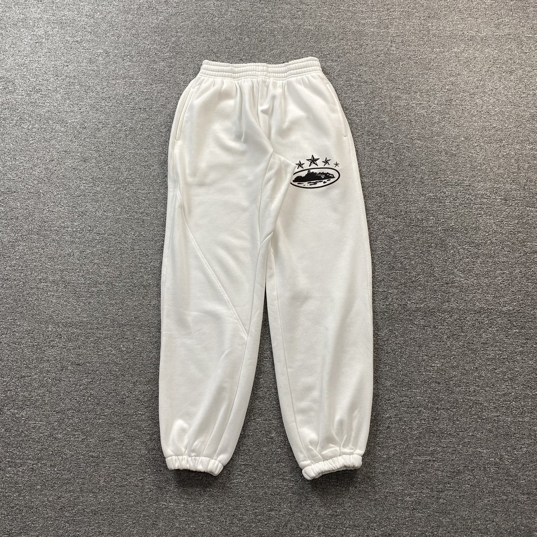 CORTEIZ ALCATRAZ 5 STARZ SWEATPANT WHITE