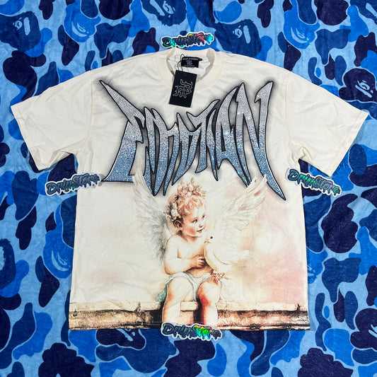 Remera Mixed Emotion Dove Crema L