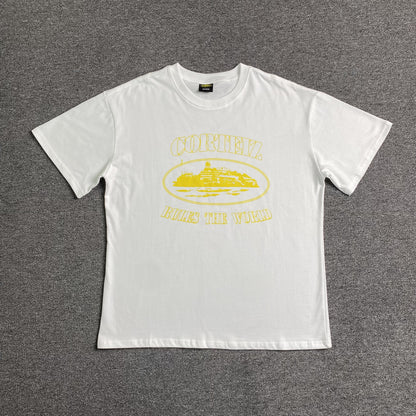 CORTEIZ ALCATRAZ RULES THE WORLD TEE WHITE