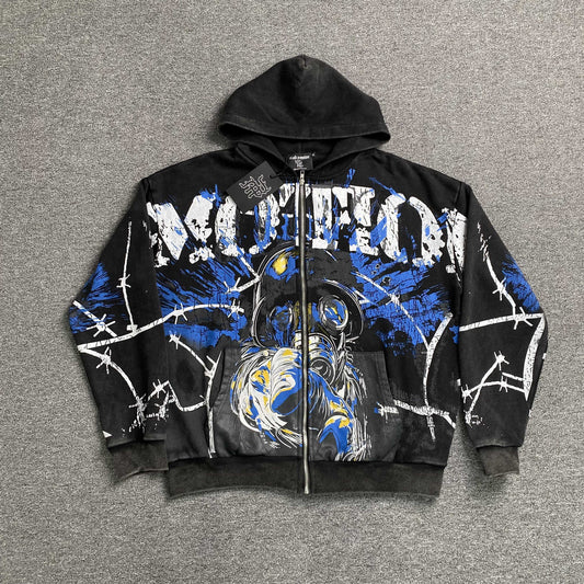 Mixed Emotion Radioactive Jacket Black
