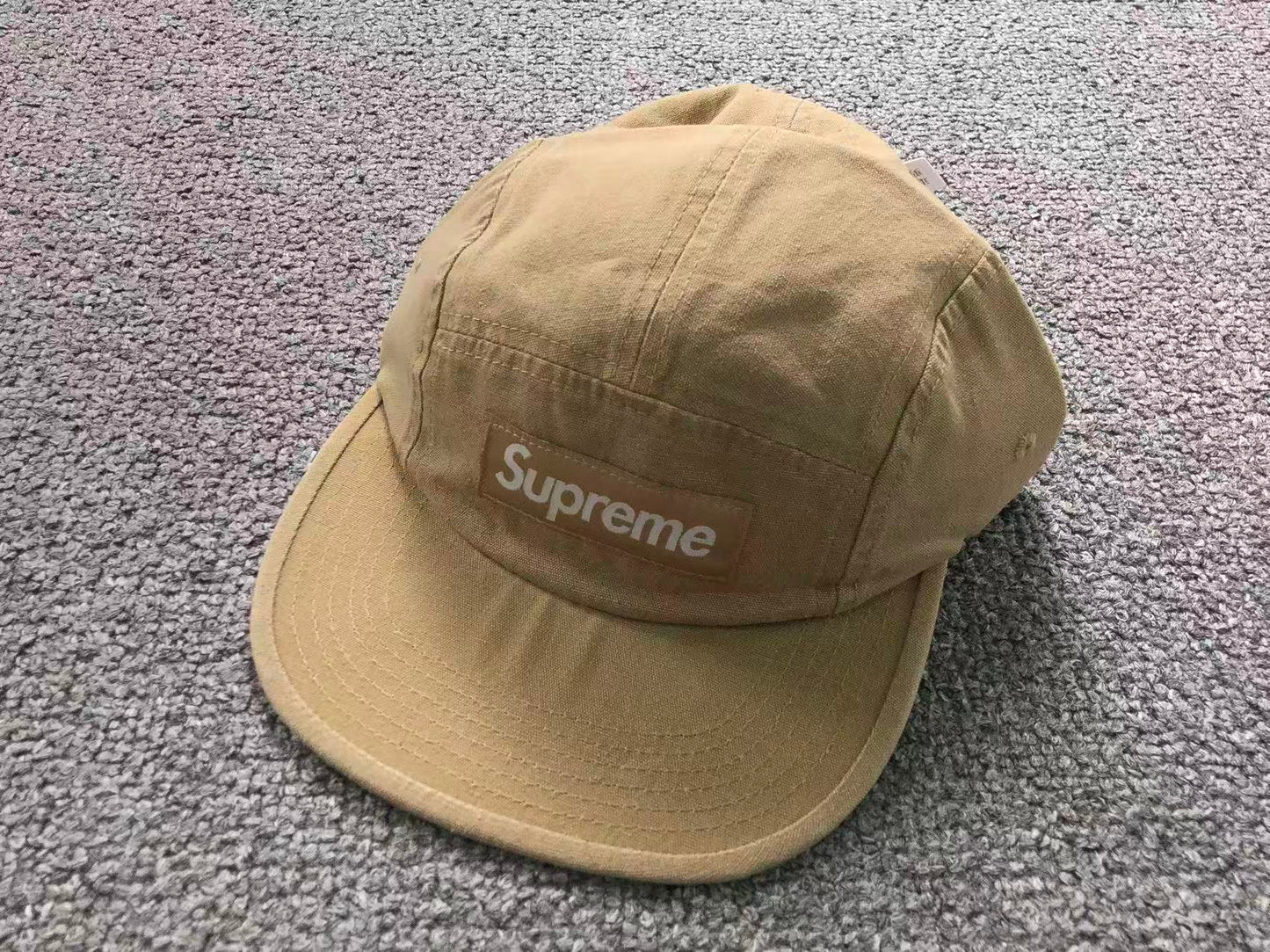 Supreme Canvas Camp Cap Brown
