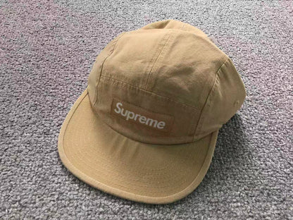 Supreme Canvas Camp Cap Brown