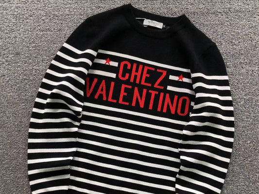 Valentino Garavani Chez Valentino Stripe Sweater