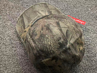 Supreme Washed Chino Twill Camp Cap Realtree Hardwoods Camo
