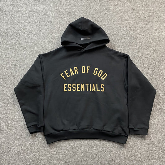 FEAR OF GOD ESSENTIALS HOODIE BLACK