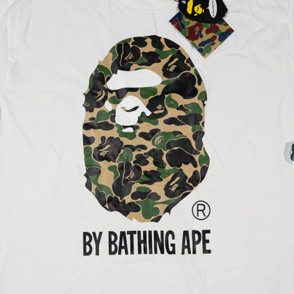 Remera Bape Green Camo Blanca XL