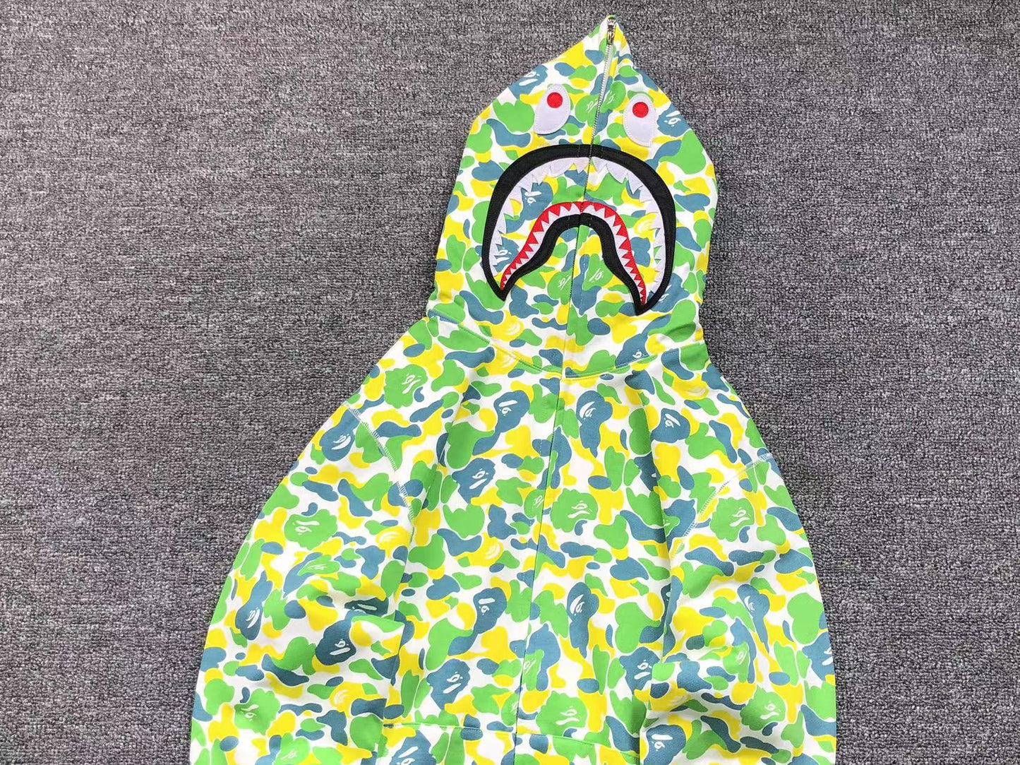 BAPE SHARK HK CENTRAL LIMITED FULL ZIP HOODIE