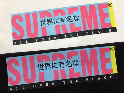 SUPREME ALL OVER TEE BLACK