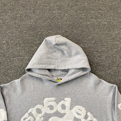 SP5DER BELUGA HOODIE DARK GREY HEATHER