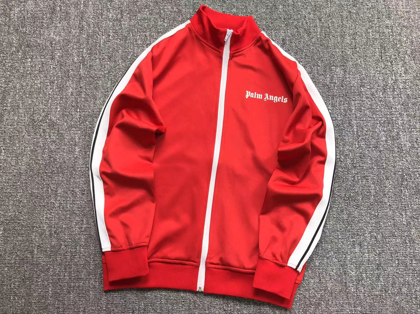 PALM ANGELS CLASSIC TRACK JACKET RED