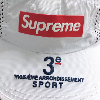 Supreme Mesh Side Panel Camp Cap White