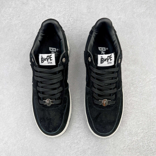 A Bathing Ape Bape Sta Black Suede
