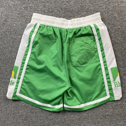 RHUDE SHORTS GREEN