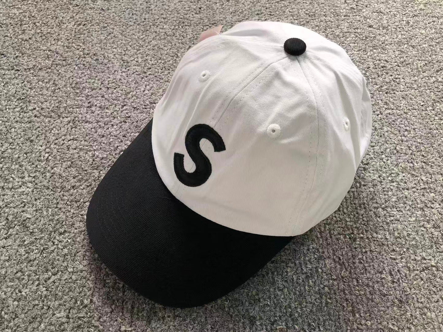 Supreme 2-Tone S Logo 6-Panel Cap Stone