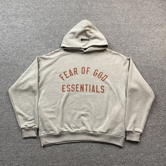 FEAR OF GOD ESSENTIALS HOODIE DARK HEATHER