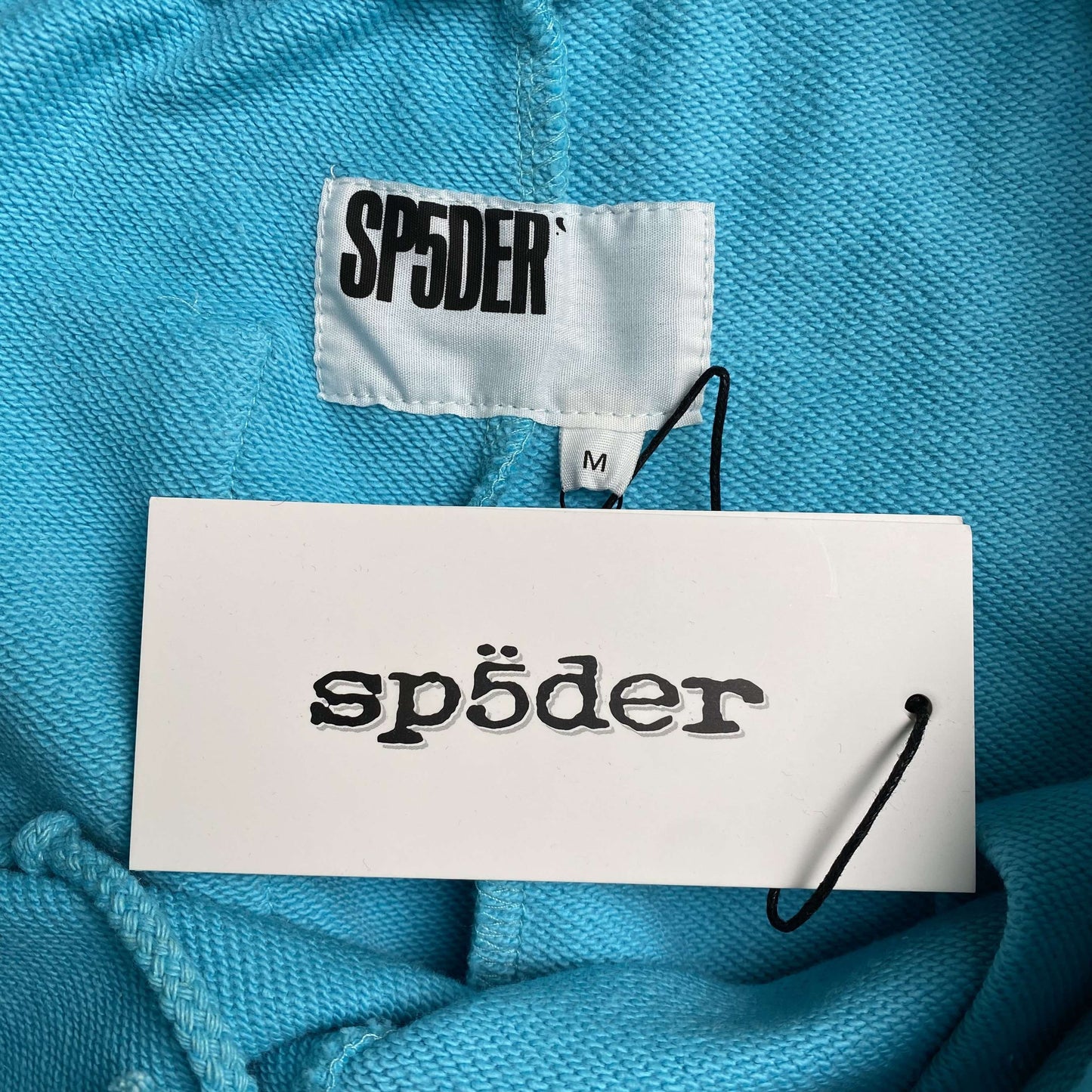 Sp5der Heavy Web Sweatpants Cyan