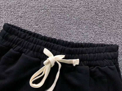 Mixed Emotion Midnight Rhinestone Sweatpants Black