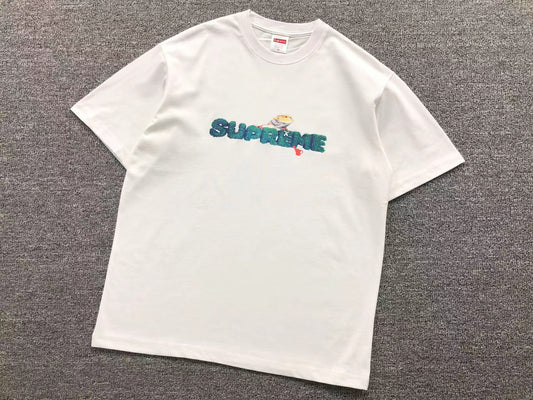 SUPREME LIZARD TEE WHITE