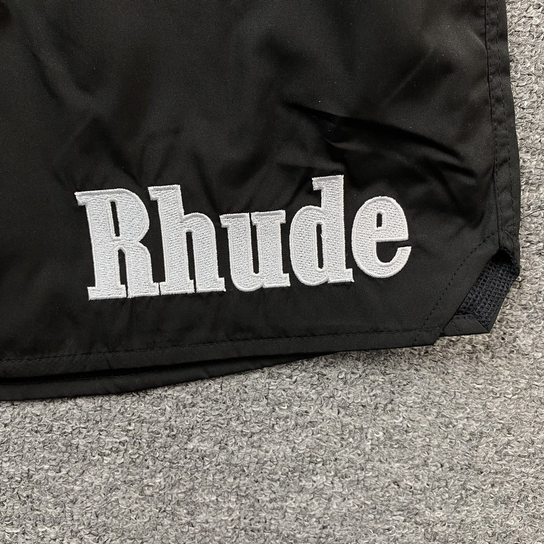 RHUDE SHORTS BLACK