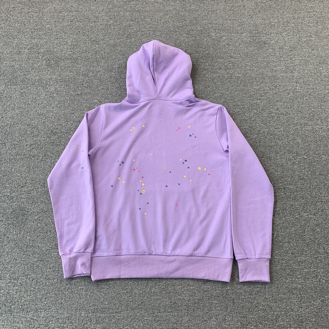 SP5DER ACAI HOODIE PURPLE