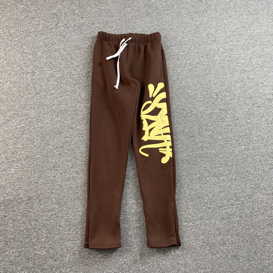 SYNA WORLD SYNA LOGO PANTS BROWN