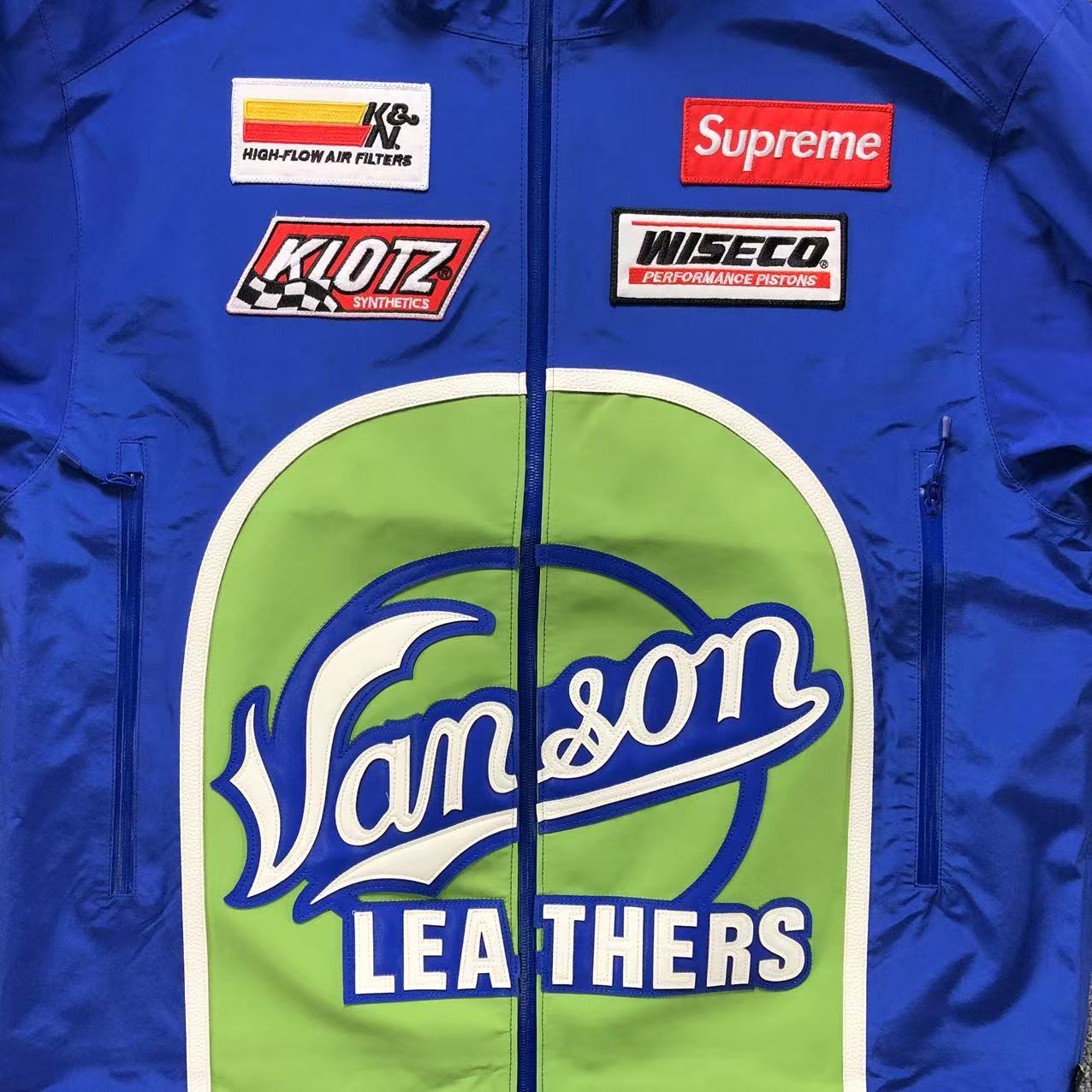 Supreme Vanson Leathers GORE-TEX Shell Jacket Royal