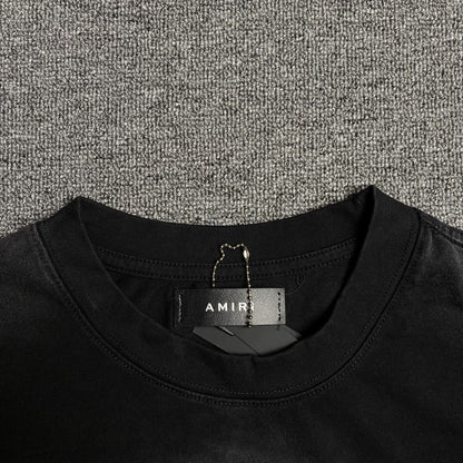 AMIRI COLLEGIATE TEE BLACK