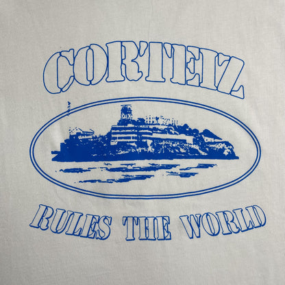 CORTEIZ ALCATRAZ RULES THE WORLD TEE WHITE