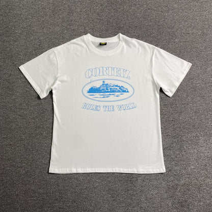 CORTEIZ ALCATRAZ RULES THE WORLD TEE WHITE