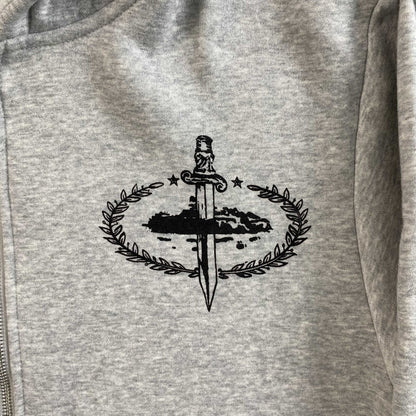 Corteiz x Slaughter Gang 21 Savage Zip Up Grey