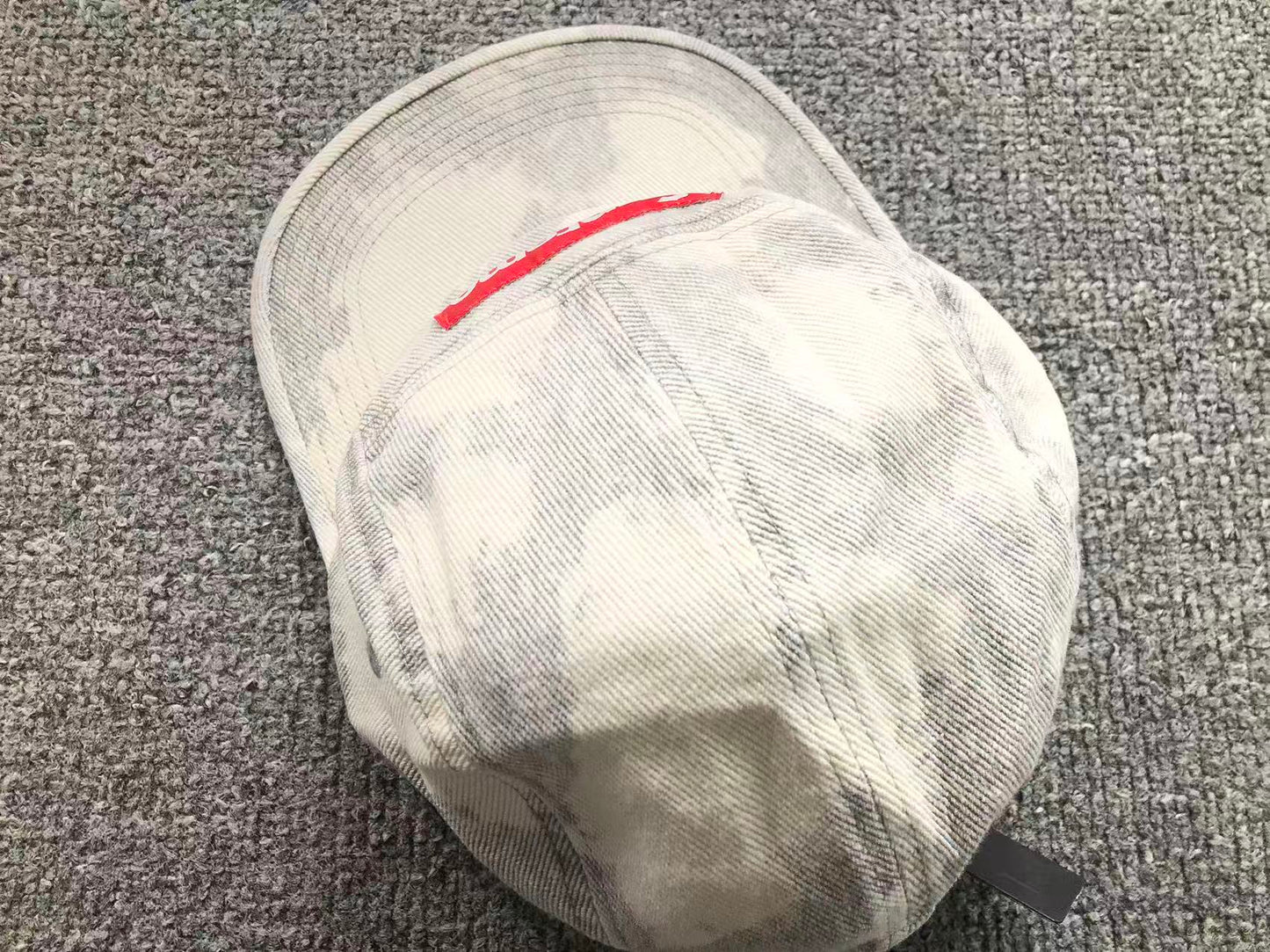 Supreme Denim Camp Cap Bleached