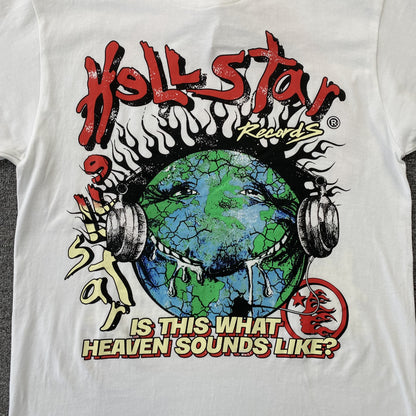 HELLSTAR HEAVEN ON EARTH TEE WHITE