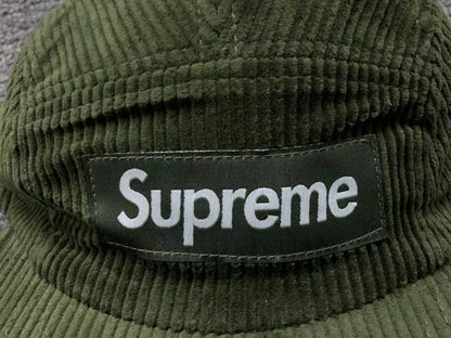 Supreme Corduroy Camp Cap Olive