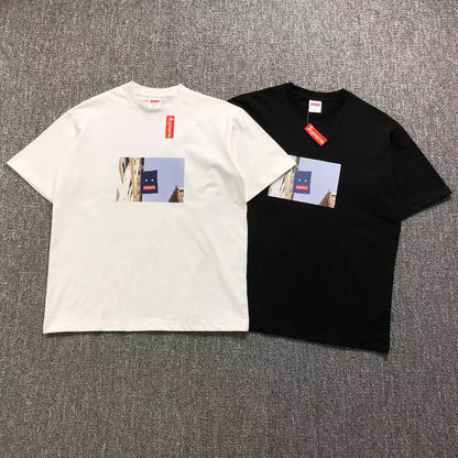 SUPREME BANNER TEE BLACK