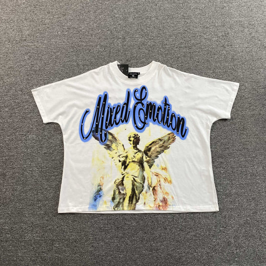 Mixed Emotion Pearl Tee White