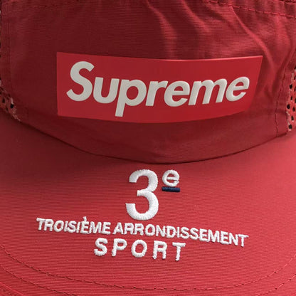 Supreme Mesh Side Panel Camp Cap Red