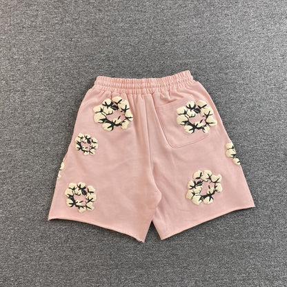 DENIM TEARS X CPFM CACTUS TEARS WREATH SHORTS PINK