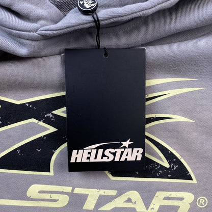 HELLSTAR SPORT LOGO HOODIE GREY