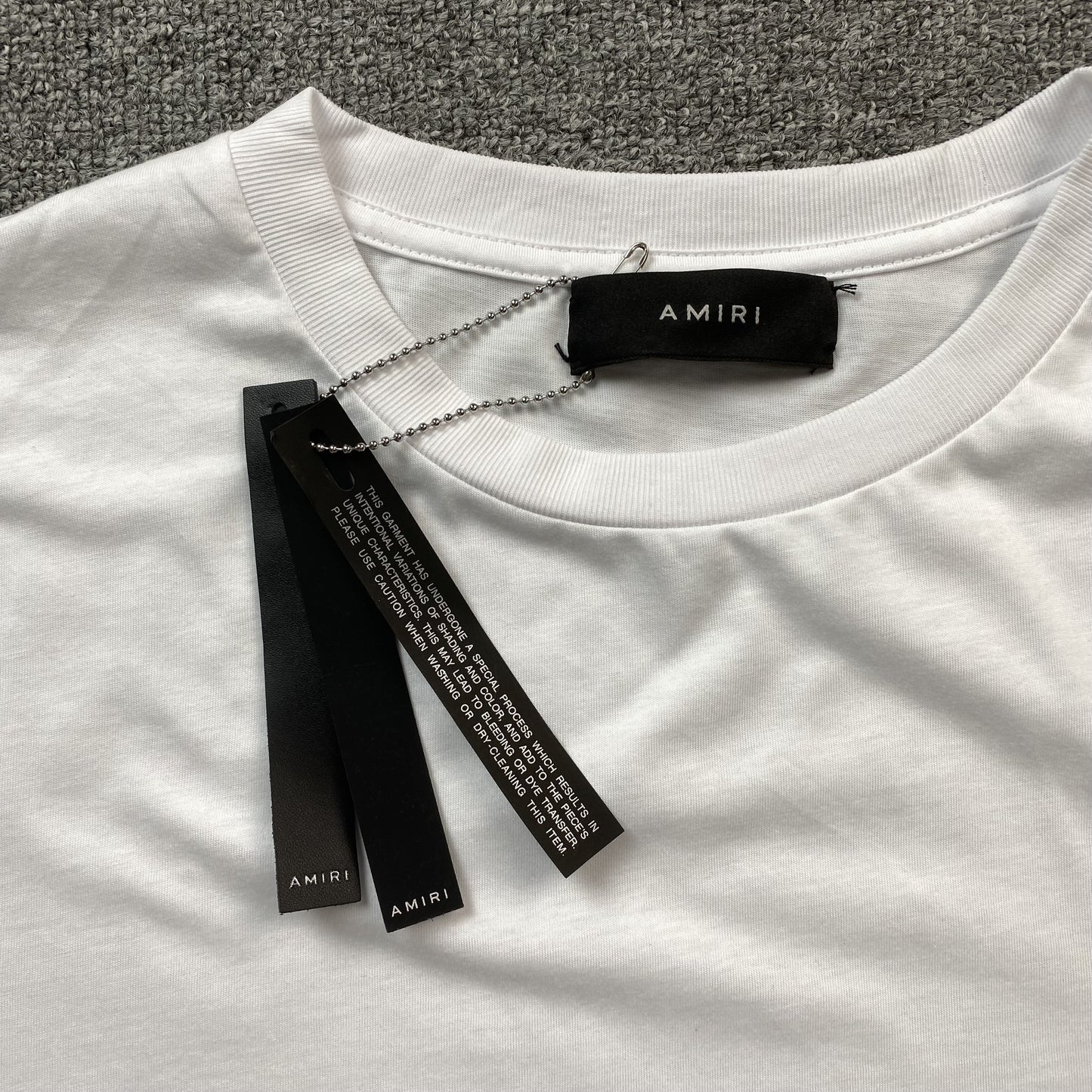 AMIRI CHAMPAGNE CRISTAL TEE WHITE