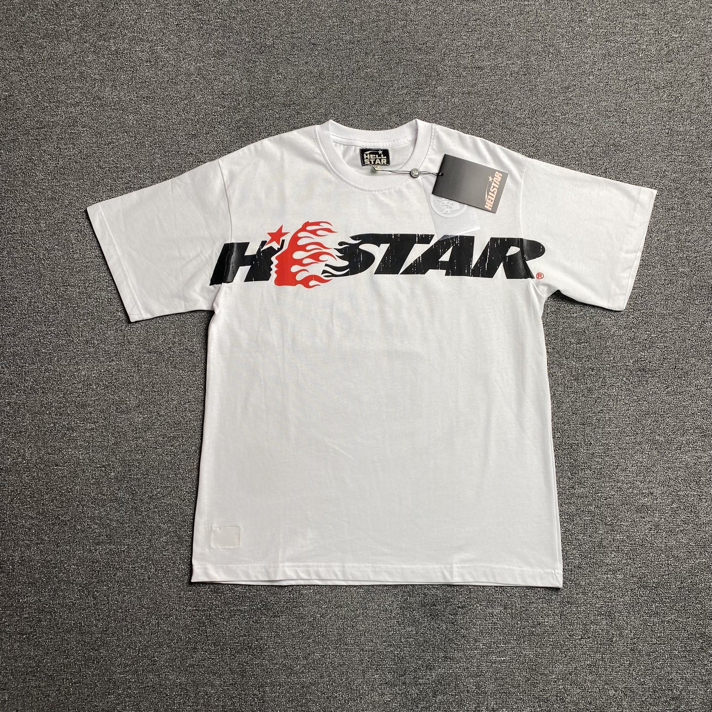 HELLSTAR STUDIOS CARTOON LOGO TEE WHITE