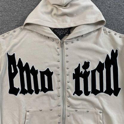 Mixed Emotion Crown Jacket Cream