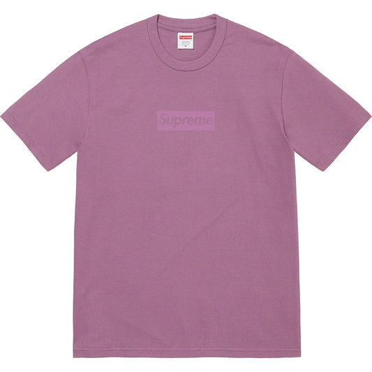 SUPREME TONAL BOX LOGO TEE DUSTY PURPLE