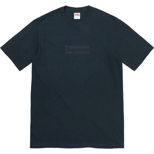 SUPREME TONAL BOX LOGO TEE NAVY