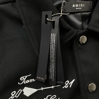 AMIRI ALWAYS ON POINT BOMBER JACKET BLACK