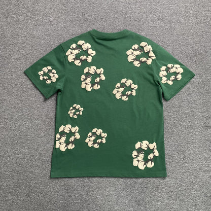 DENIM TEARS X CPFM CACTUS TEARS WREATH TEE GREEN