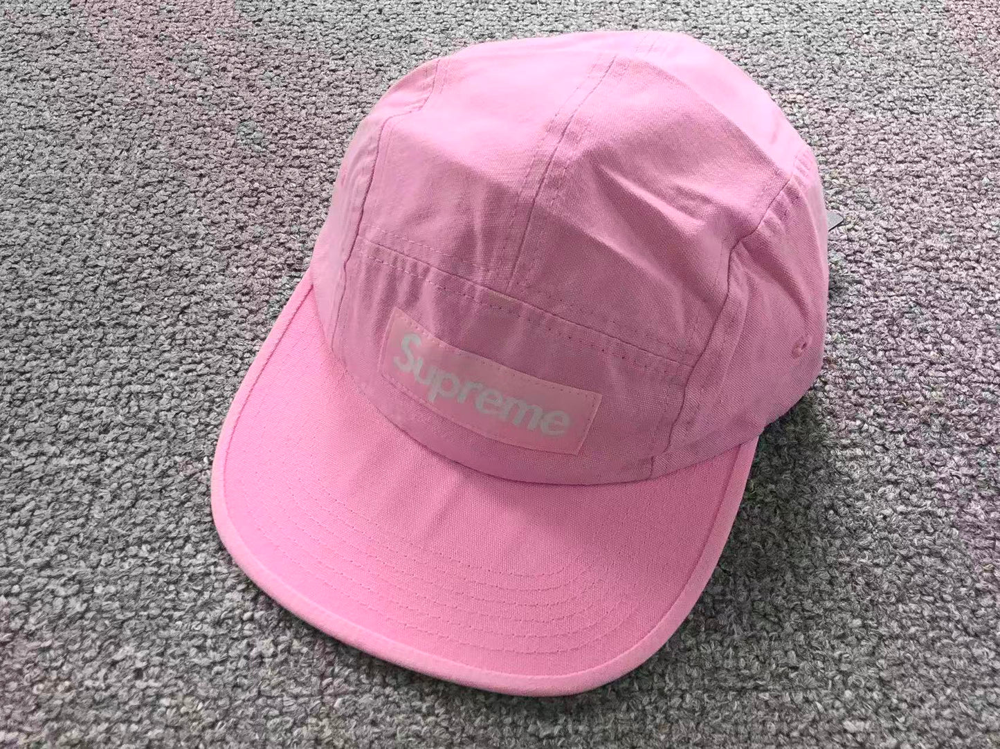 Supreme Canvas Camp Cap Pink