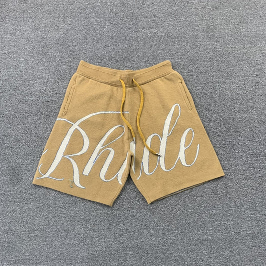 RHUDE SHORTS BEIGE