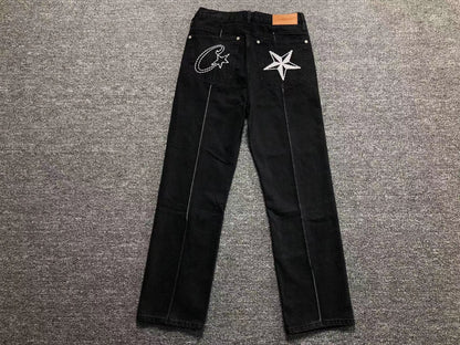 Corteiz C-Star Jeans Black