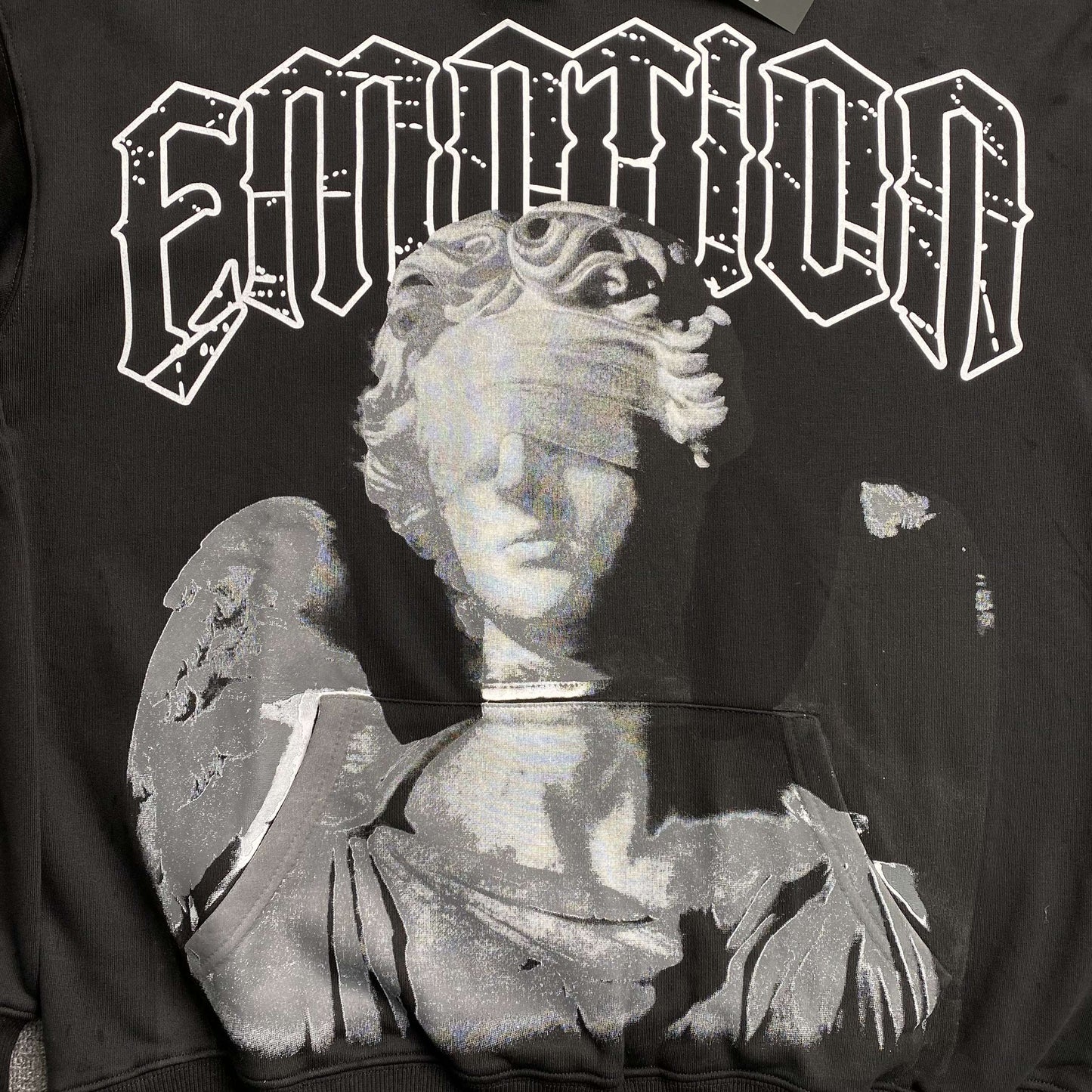 Mixed Emotion Blinded Hoodie Black