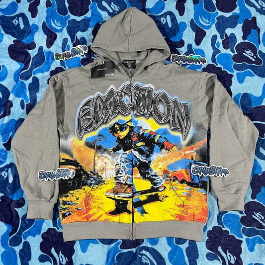 Campera Mixed Emotion Last Ride Gris L